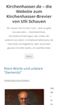 Mobile Screenshot of kirchenhasser.de
