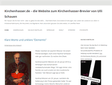 Tablet Screenshot of kirchenhasser.de